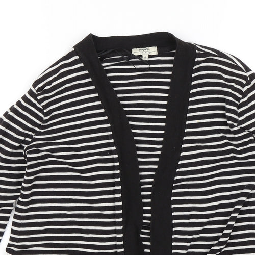 Papaya Womens Black Striped  Jacket  Size 8