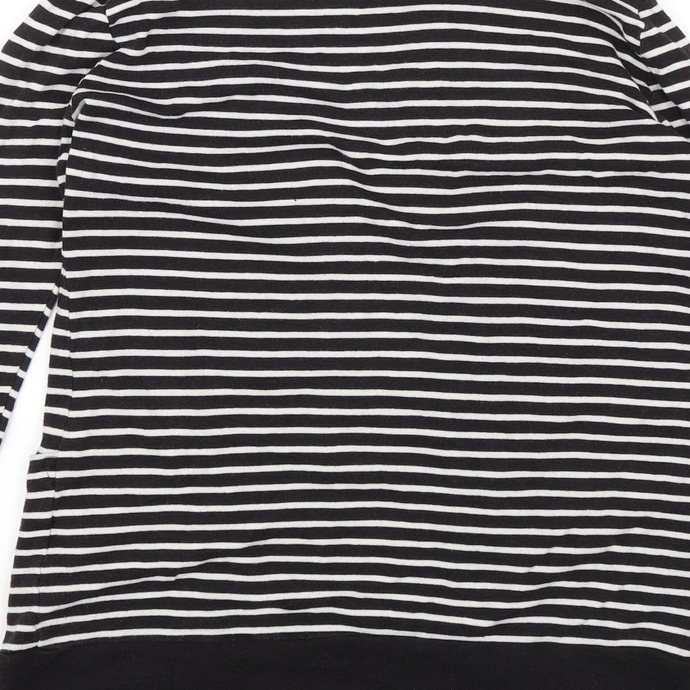 Papaya Womens Black Striped  Jacket  Size 8
