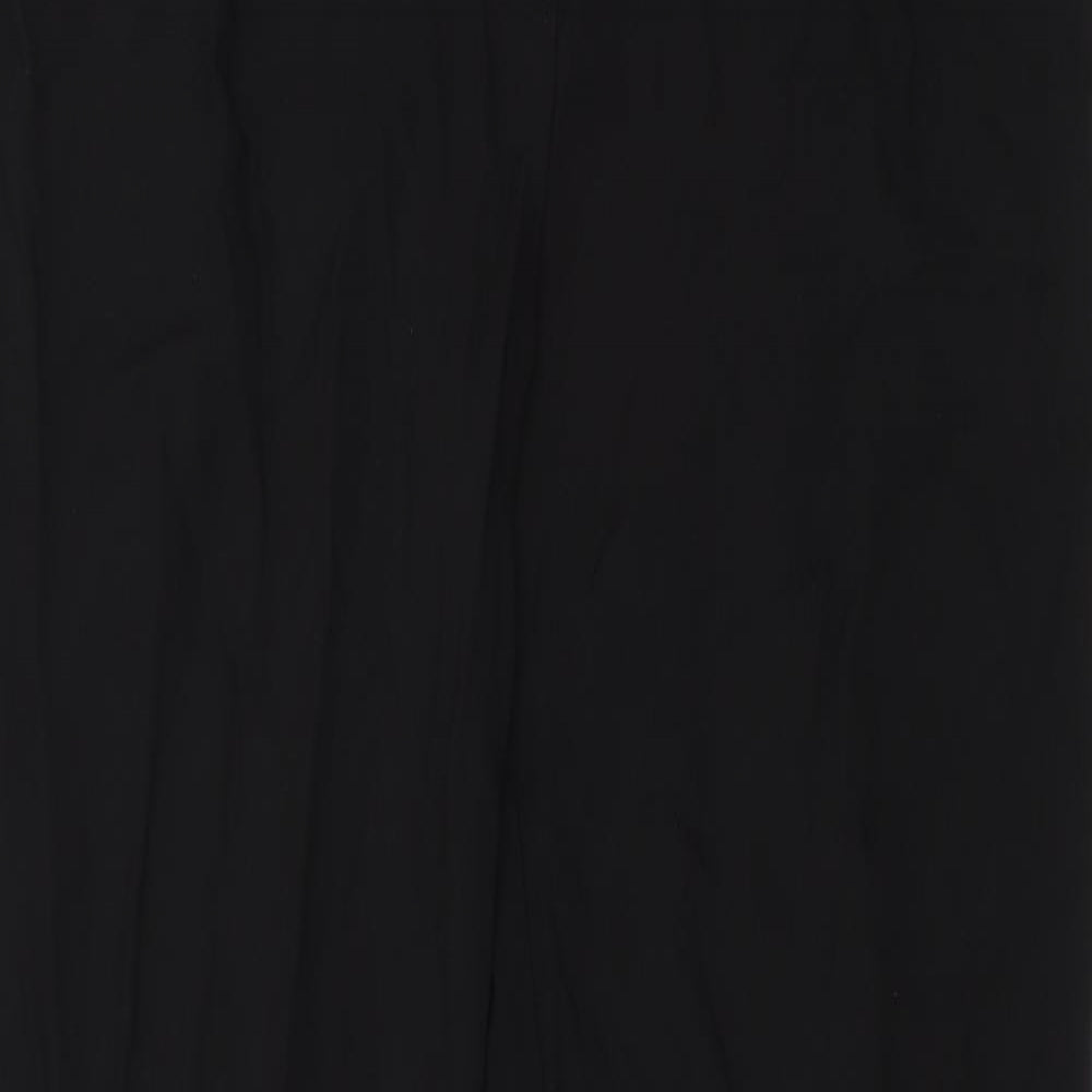 M&S Womens Black   Dress Pants Trousers Size 14 L25 in