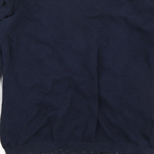 NEXT Womens Blue Polka Dot  Basic Blouse Size 10