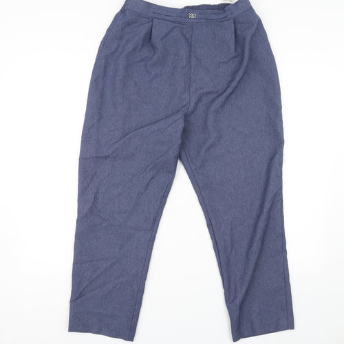 Berkertex Womens Blue   Chino Trousers Size 14 L23 in