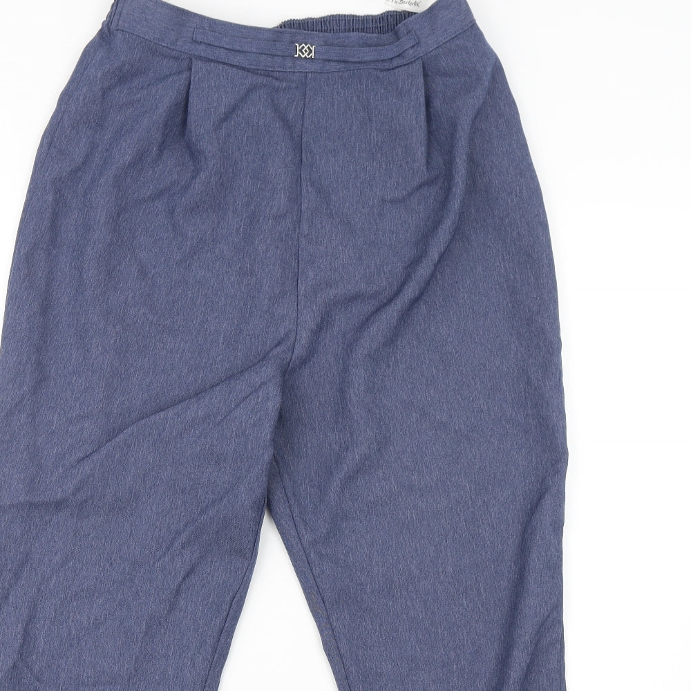 Berkertex Womens Blue   Chino Trousers Size 14 L23 in