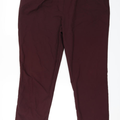 Afibel Womens Red   Trousers  Size 38 in L29 in