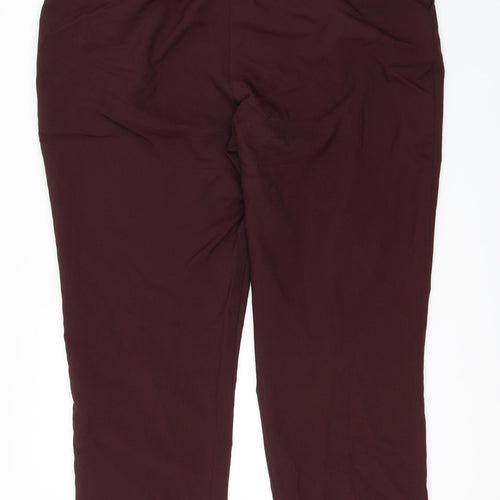 Afibel Womens Red   Trousers  Size 38 in L29 in