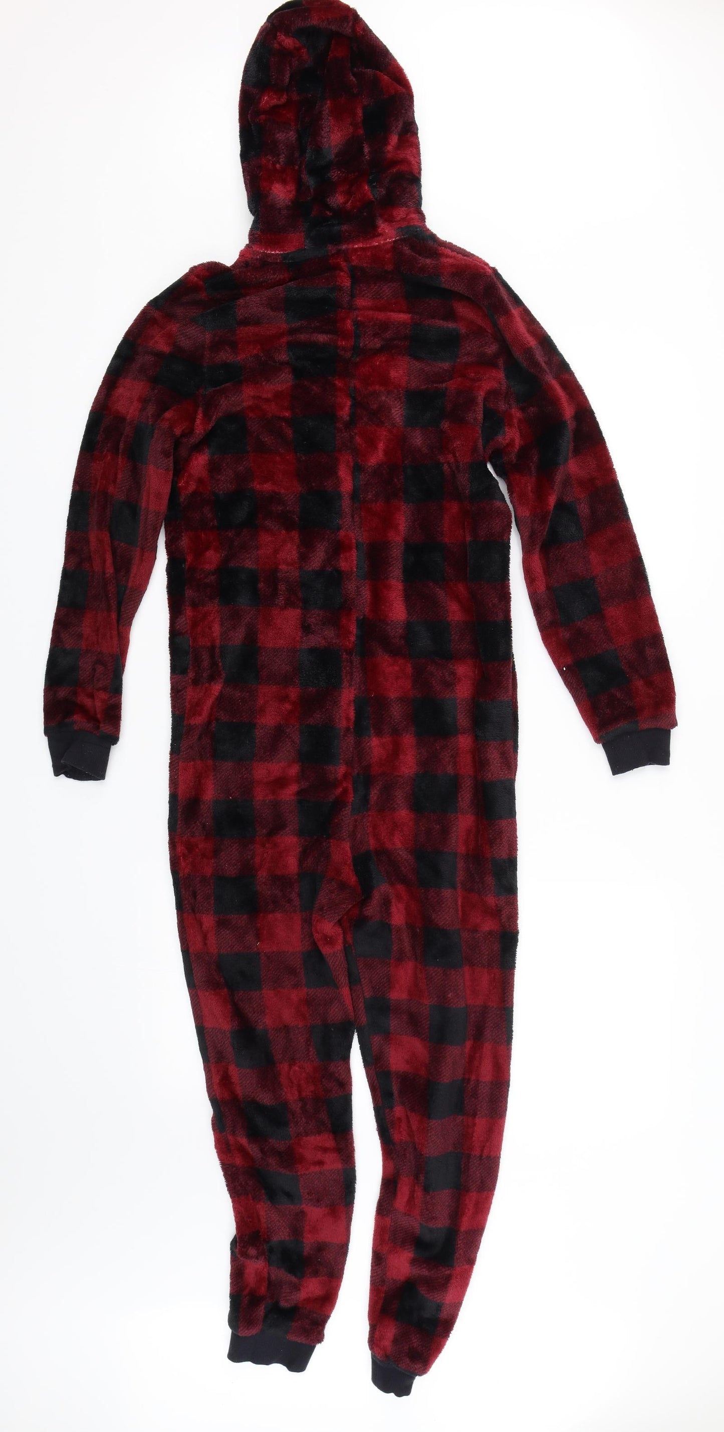 Matalan Boys Red Plaid   One Piece Size 12 Years