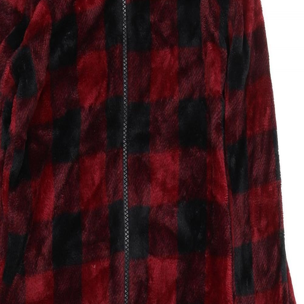 Matalan Boys Red Plaid   One Piece Size 12 Years