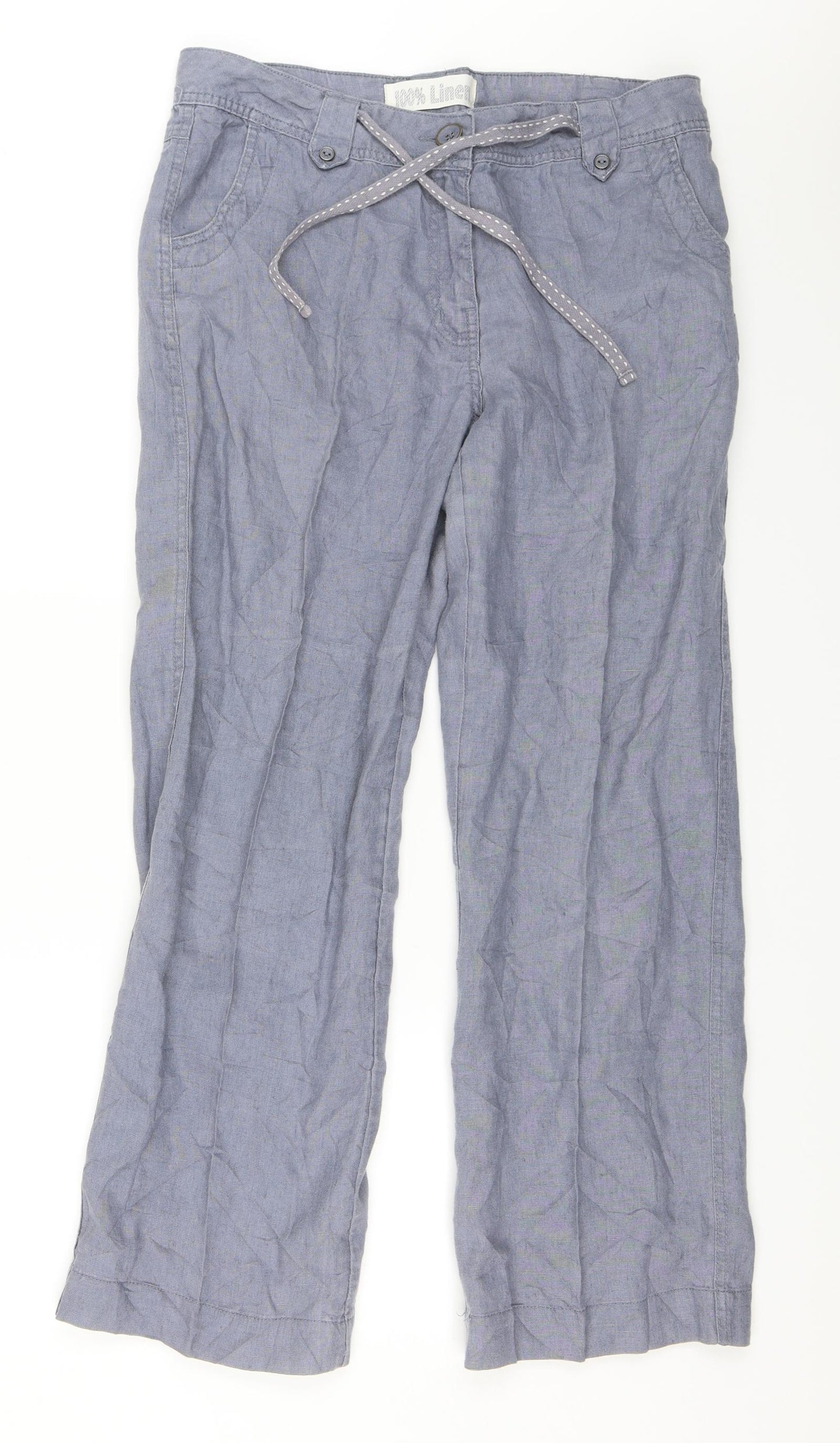 George Womens Blue   Trousers  Size 14 L27 in