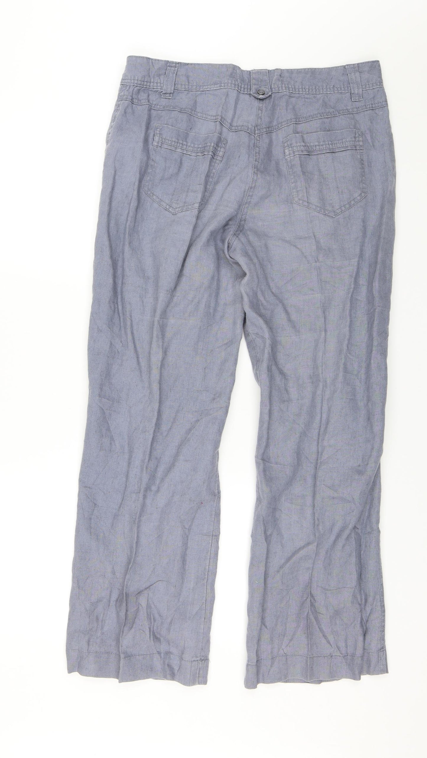 George Womens Blue   Trousers  Size 14 L27 in