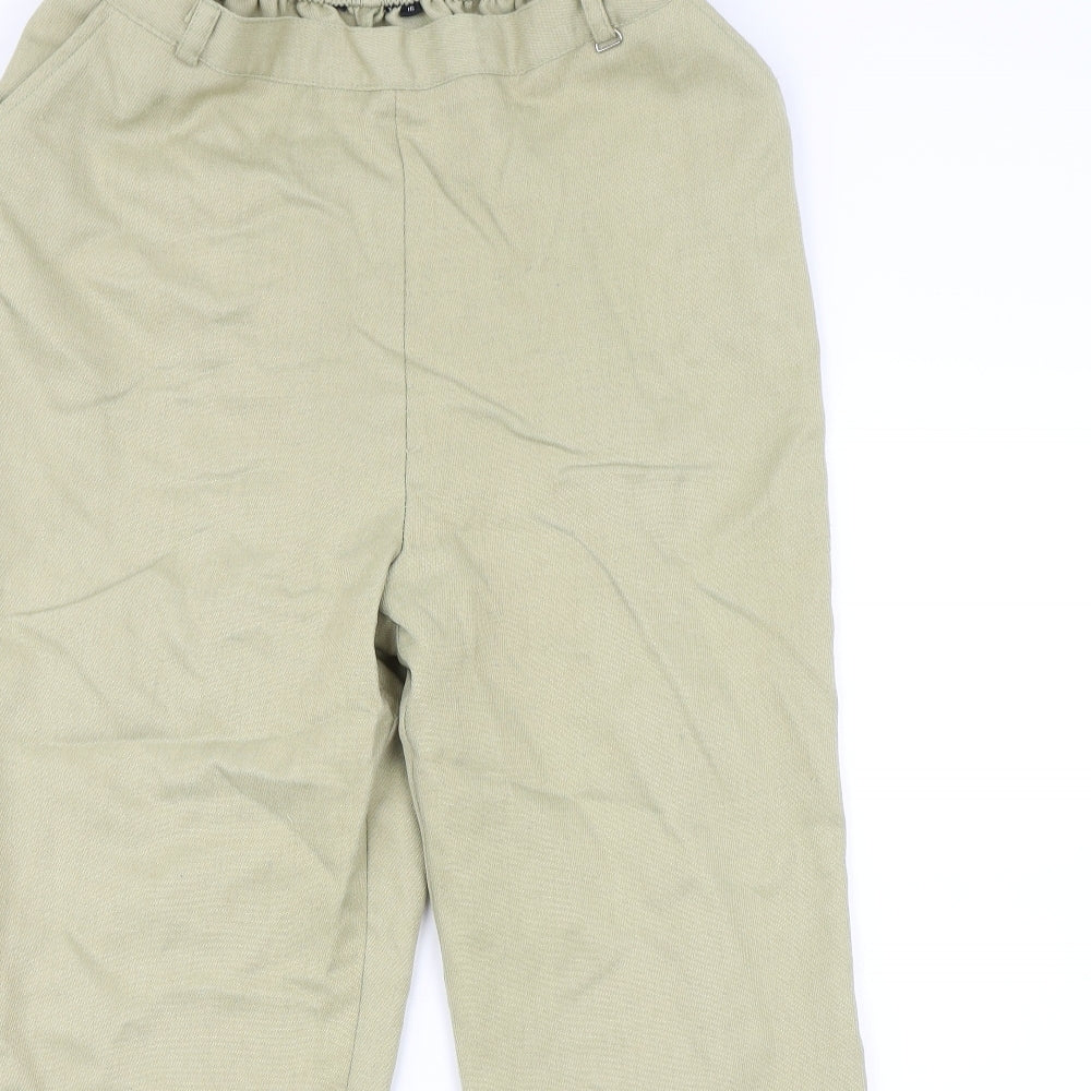 Preworn Womens Green   Capri Trousers Size 16 L22 in