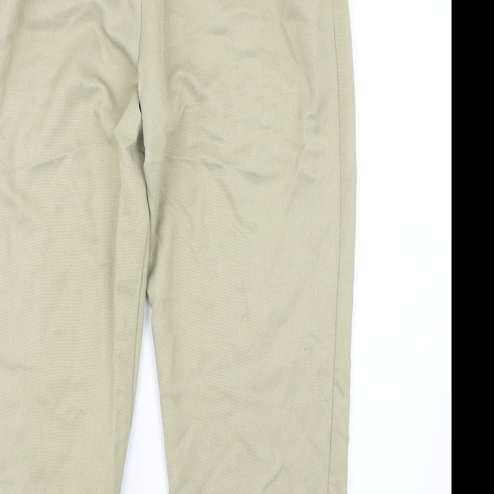 Preworn Womens Green   Capri Trousers Size 16 L22 in