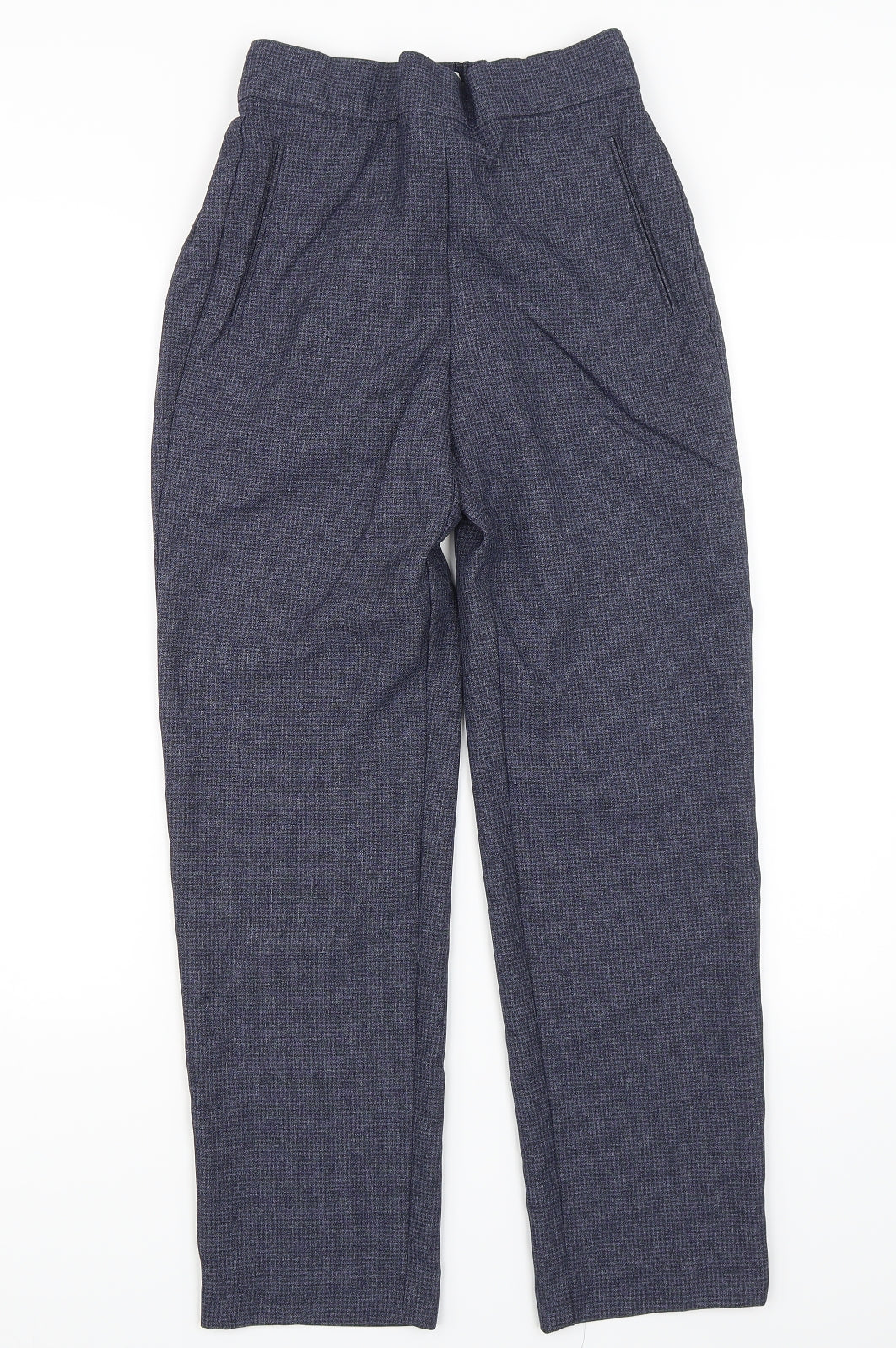 M&S Womens Blue   Capri Trousers Size 6 L25 in