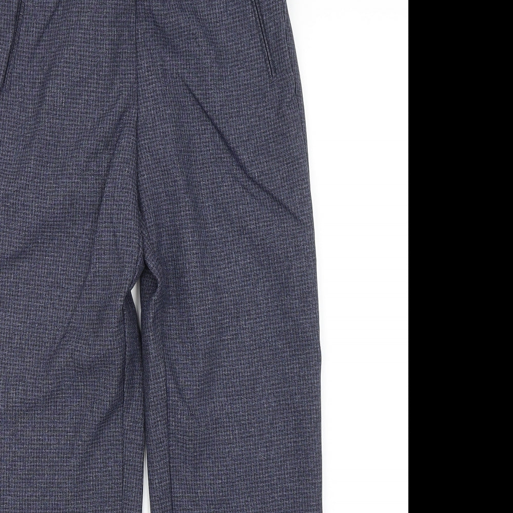 M&S Womens Blue   Capri Trousers Size 6 L25 in