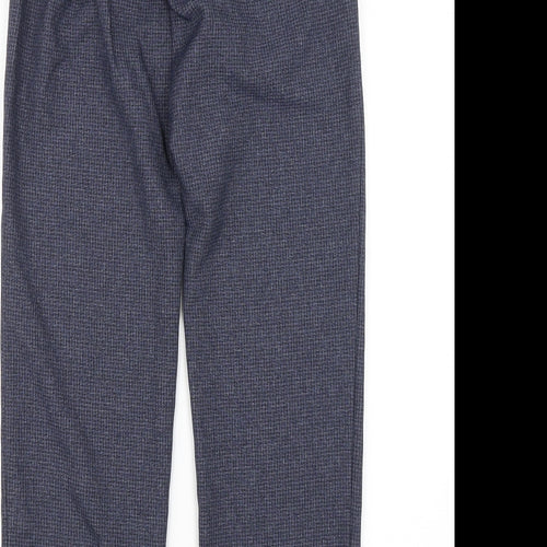 M&S Womens Blue   Capri Trousers Size 6 L25 in