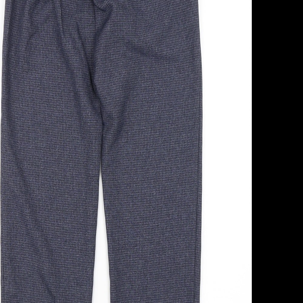 M&S Womens Blue   Capri Trousers Size 6 L25 in