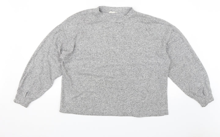 Stradivarius Womens Grey Pullover Jumper Size S