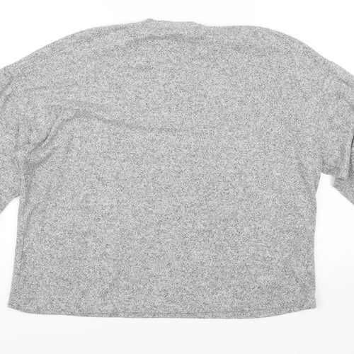 Stradivarius Womens Grey   Pullover Jumper Size S