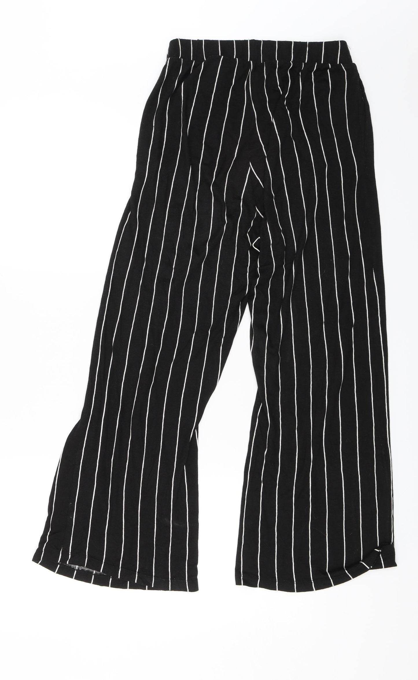 Divided Womens Black Striped  Trousers  Size S L23 in