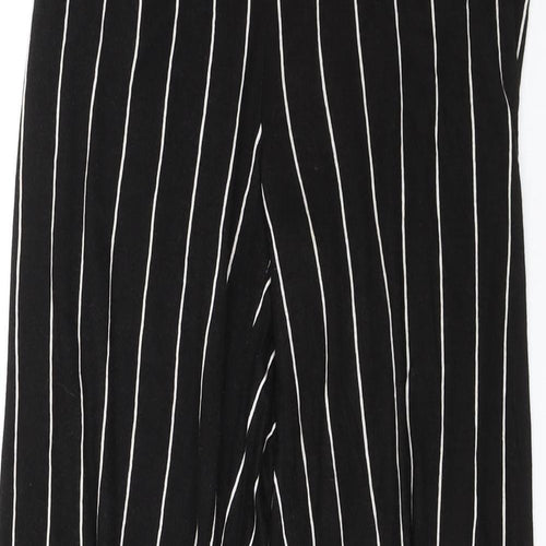 Divided Womens Black Striped  Trousers  Size S L23 in