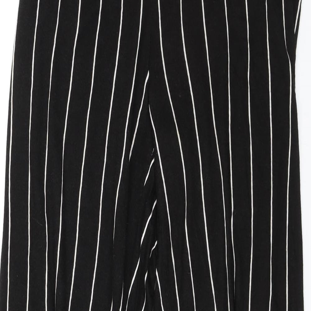 Divided Womens Black Striped  Trousers  Size S L23 in