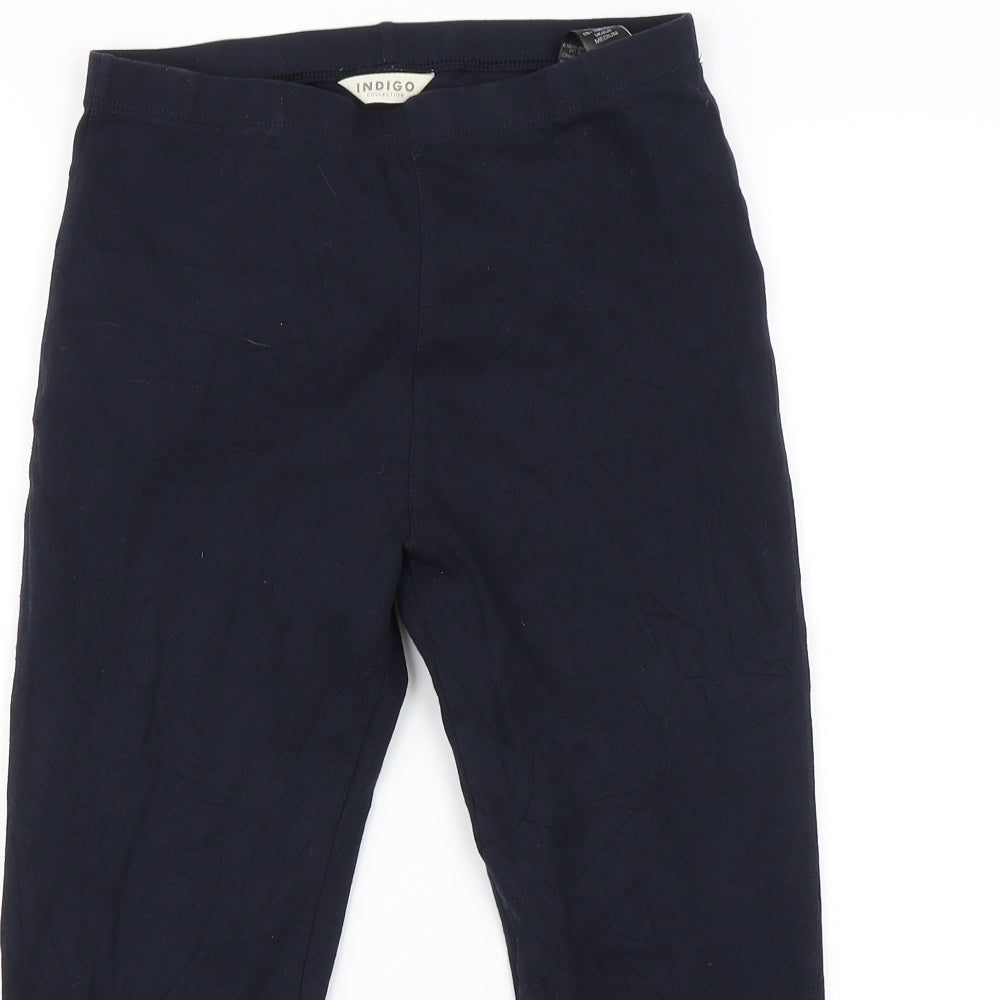 M&S Womens Blue   Pedal Pusher Leggings Size 10 L20 in