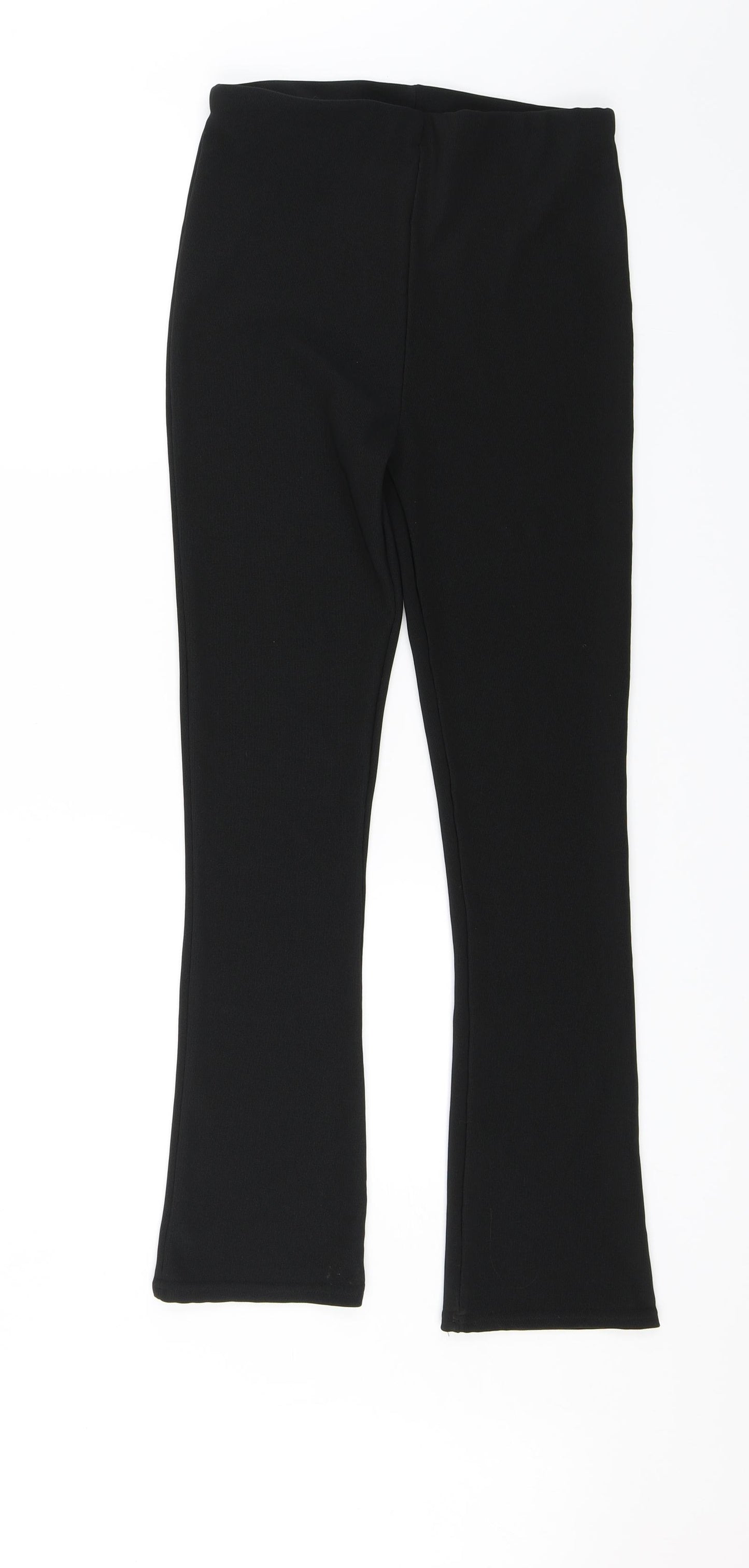 Preworn Womens Black   Jogger Leggings Size 8 L27 in