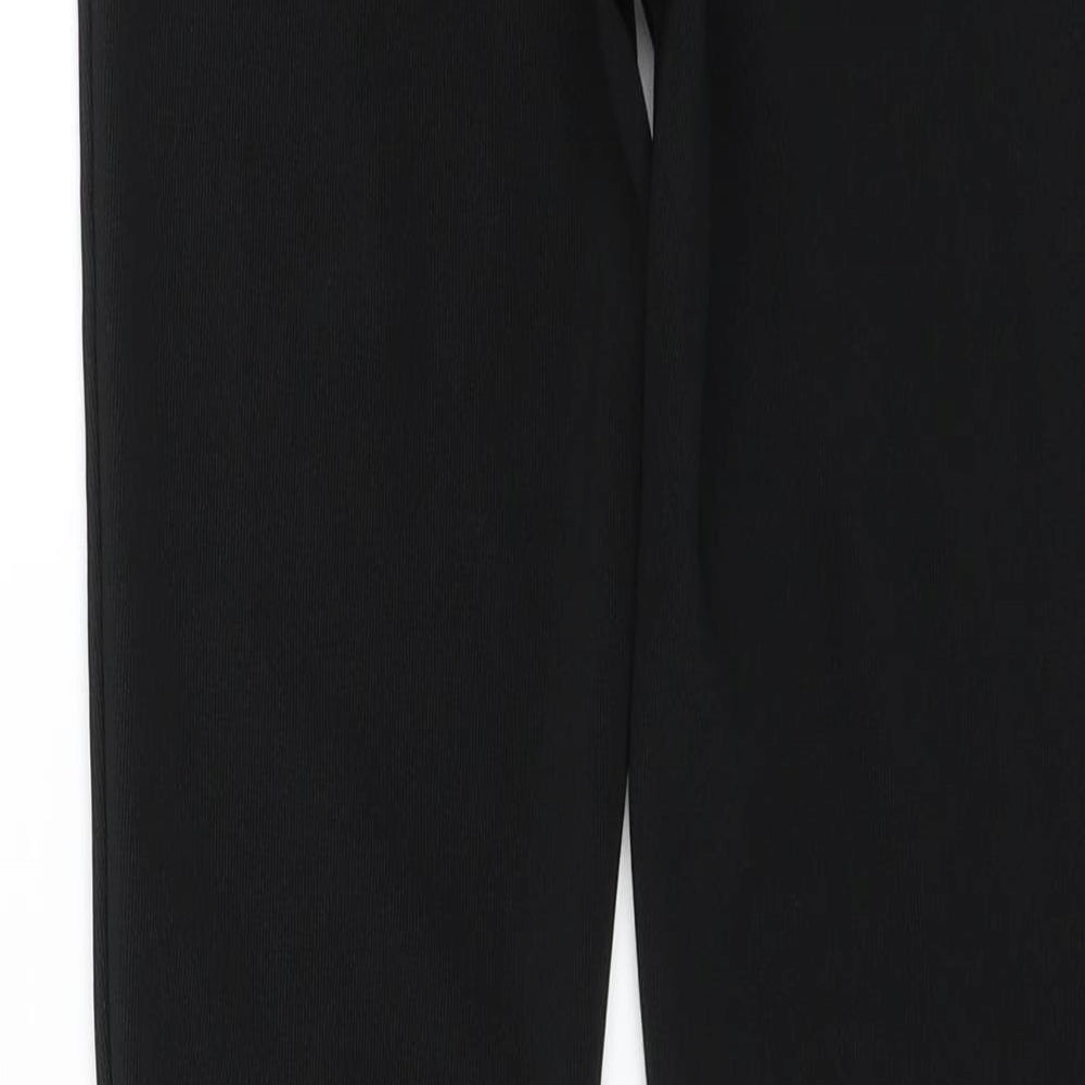 Preworn Womens Black   Jogger Leggings Size 8 L27 in