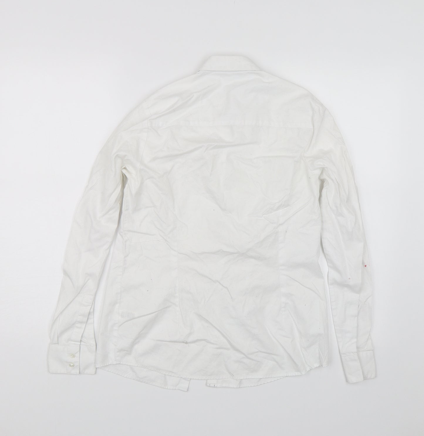 NEXT Womens White   Basic Button-Up Size 8