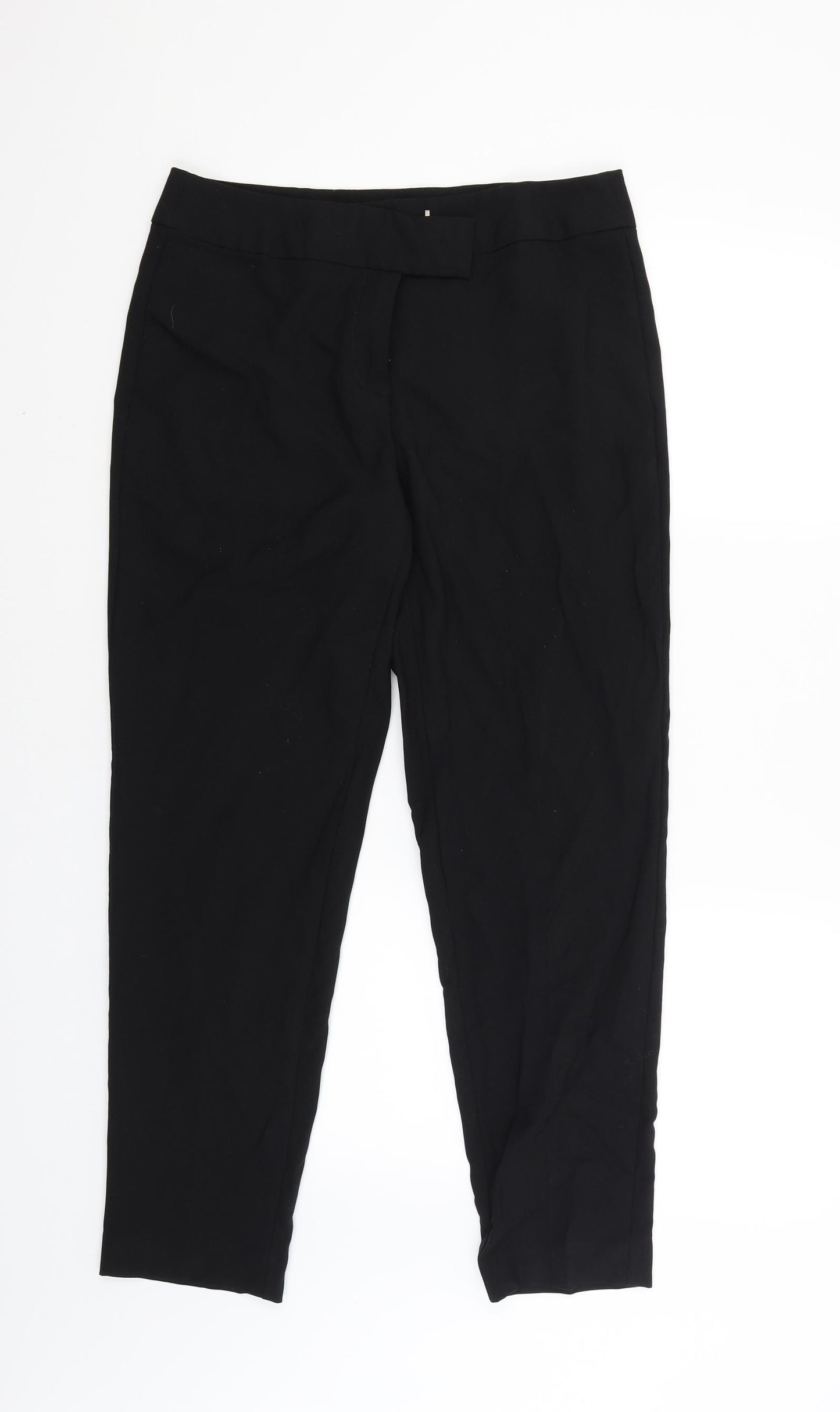George Womens Black   Trousers  Size 12 L27 in