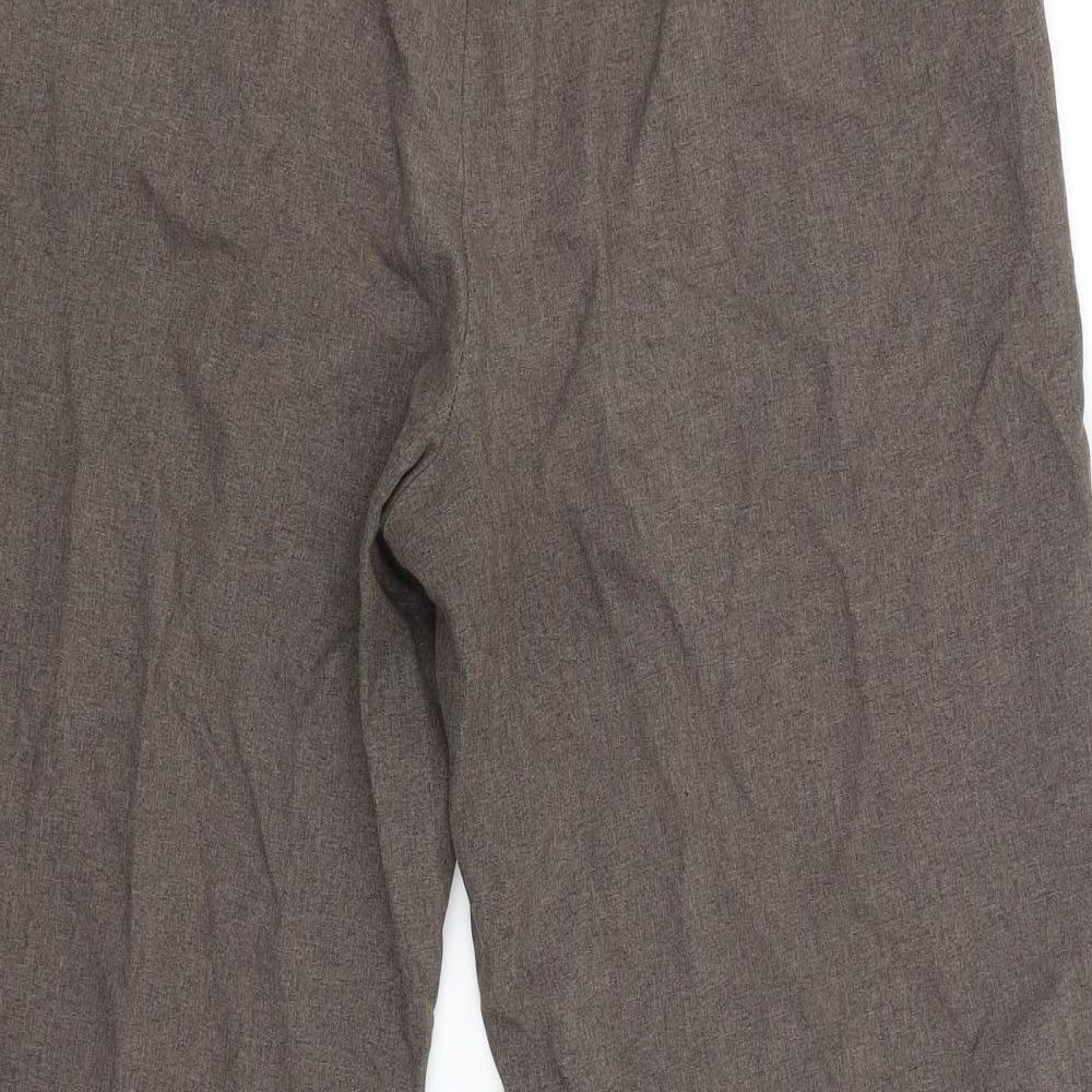 Bonmarché Womens Brown   Capri Trousers Size 18 L26 in