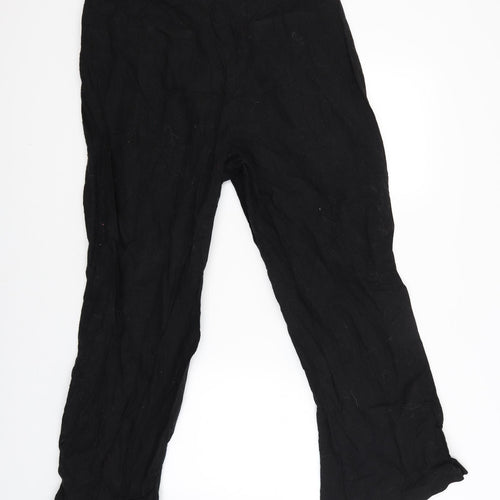 ASOS Womens Black   Capri Trousers Size 16 L27 in