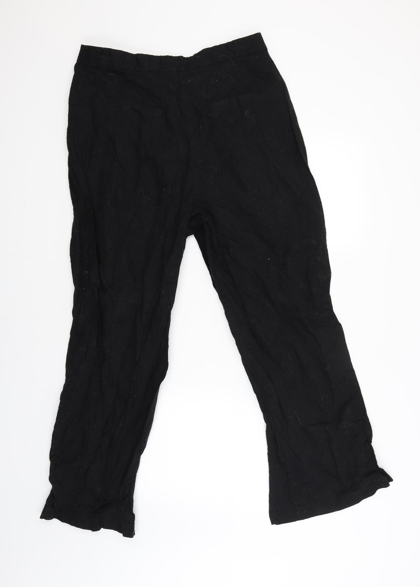 ASOS Womens Black   Capri Trousers Size 16 L27 in