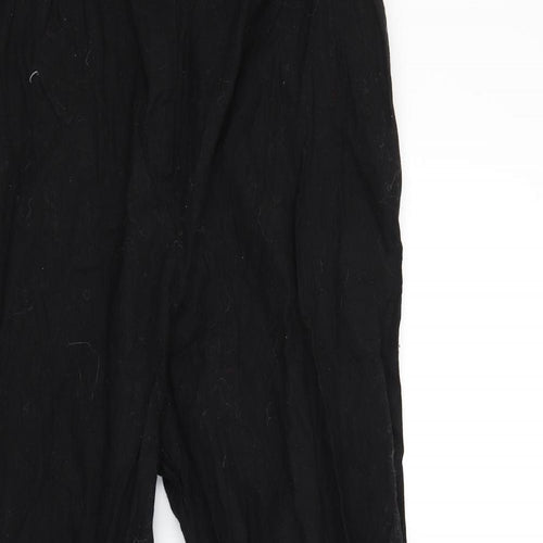 ASOS Womens Black   Capri Trousers Size 16 L27 in