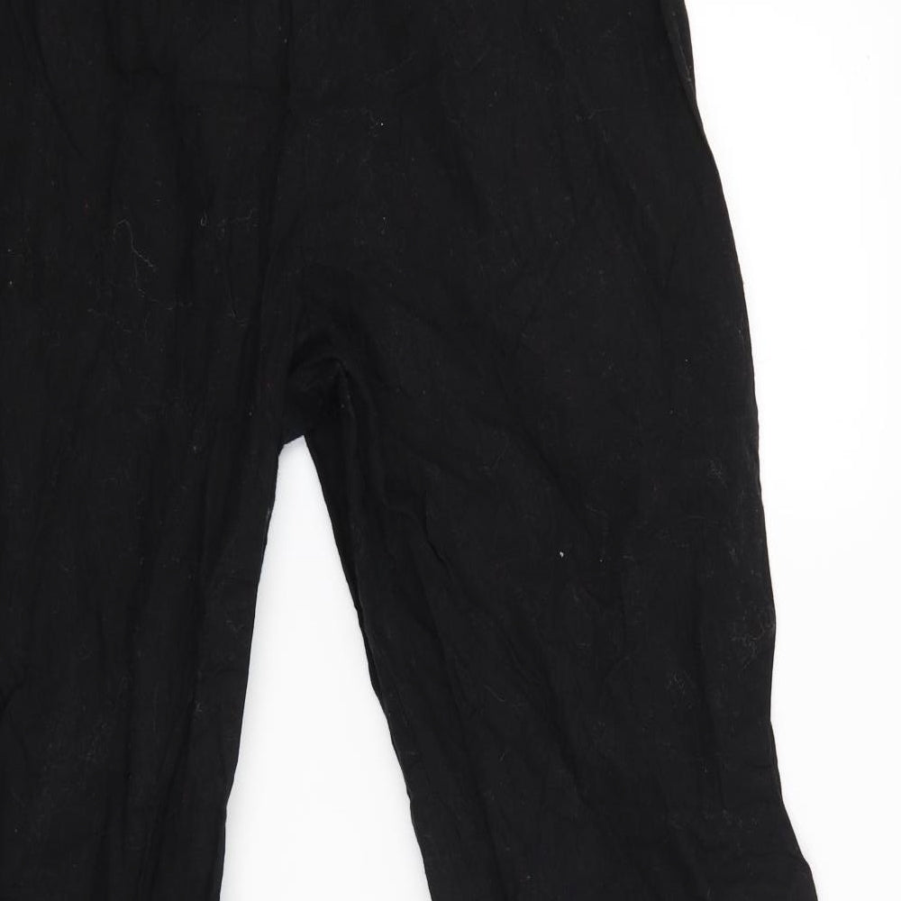 ASOS Womens Black   Capri Trousers Size 16 L27 in