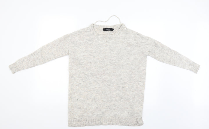 VERO MODA Womens Grey Pullover Jumper Size M