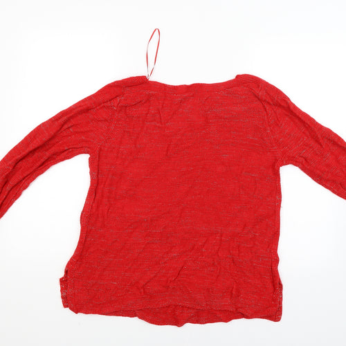 Papaya Womens Red   Pullover Jumper Size 16