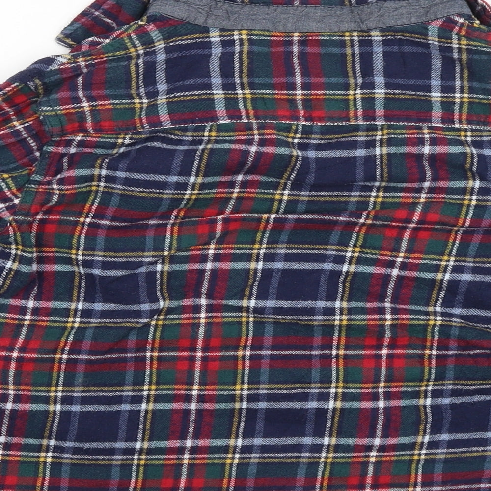 TU Boys Multicoloured Check  Cardigan Jumper Size 10 Years