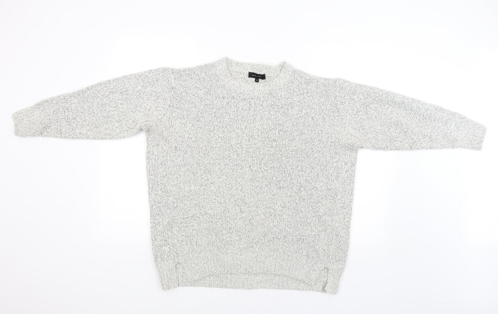 New Look Womens Grey Pullover Jumper Size S