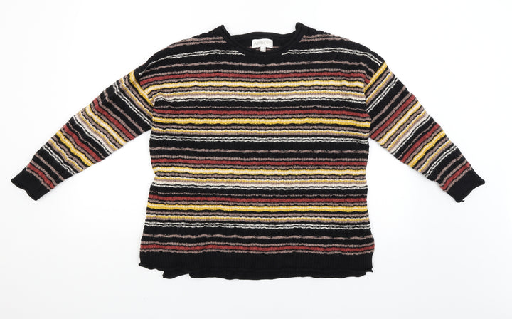 Apricot Womens Multicoloured Striped  Pullover Jumper Size 12