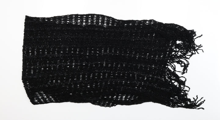 Preworn Womens Black    Shawl/Wrap