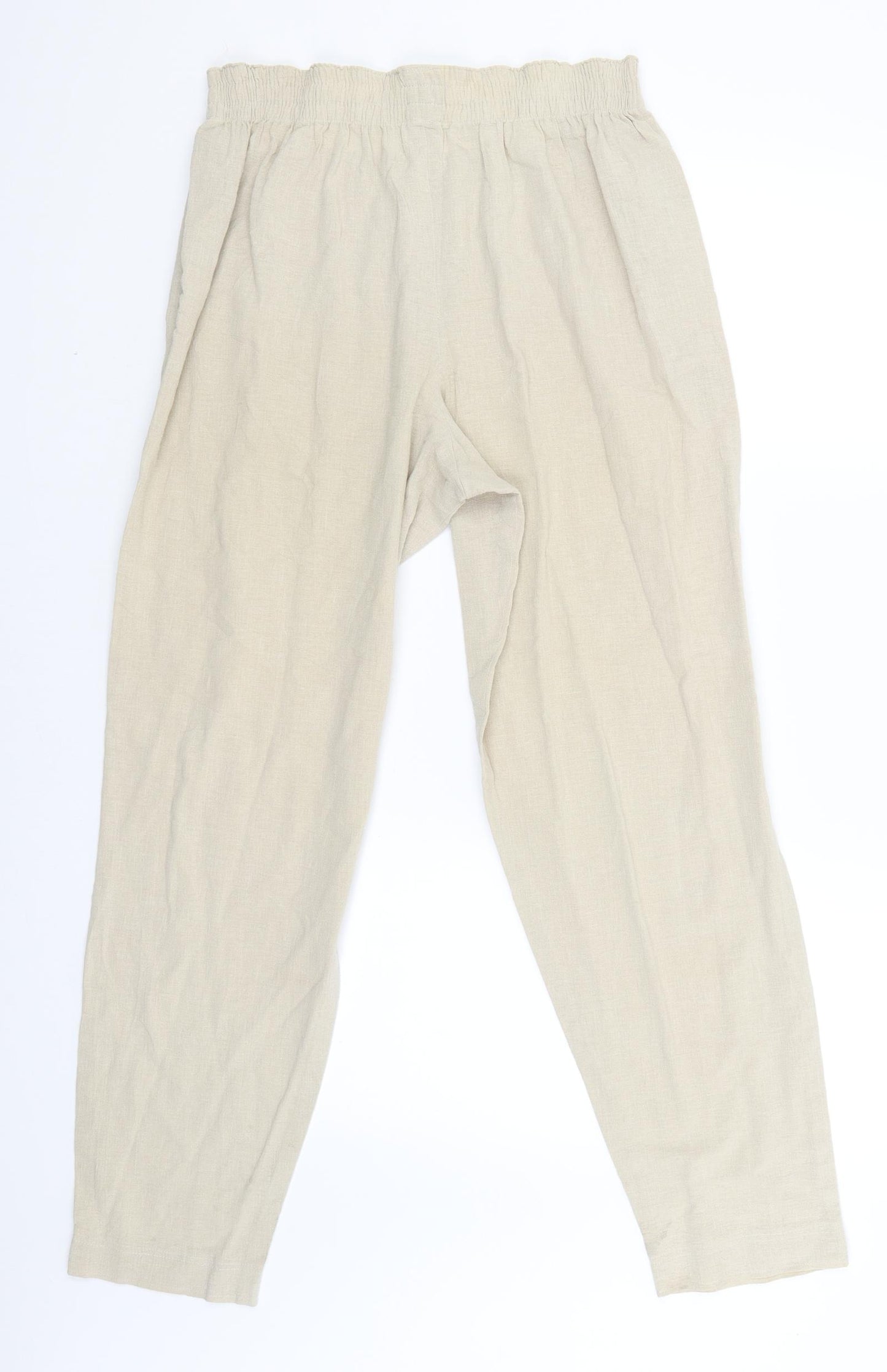 jane dickinsomn Womens Beige   Jogger Trousers Size 14 L28 in