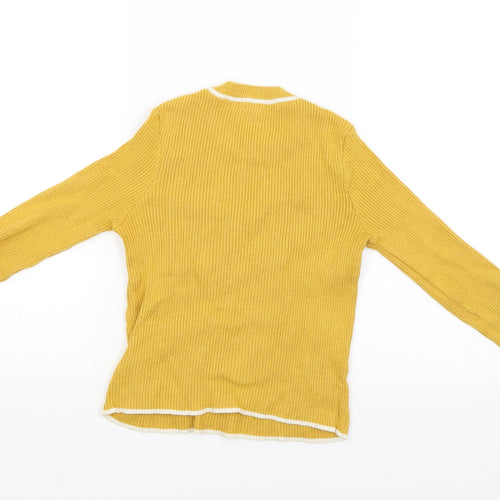 Cooperative Womens Yellow   Pullover Jumper Size XS