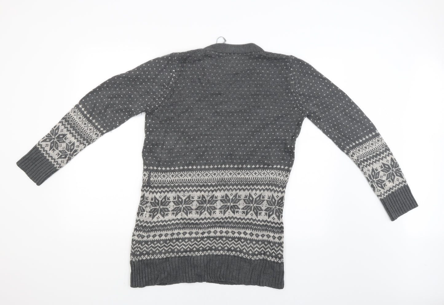 Papaya Womens Grey   Cardigan Jumper Size 14