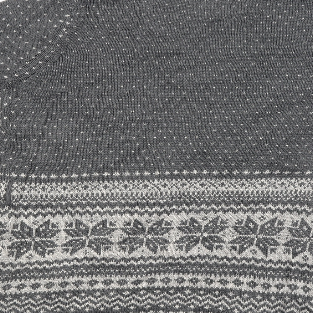 Papaya Womens Grey   Cardigan Jumper Size 14