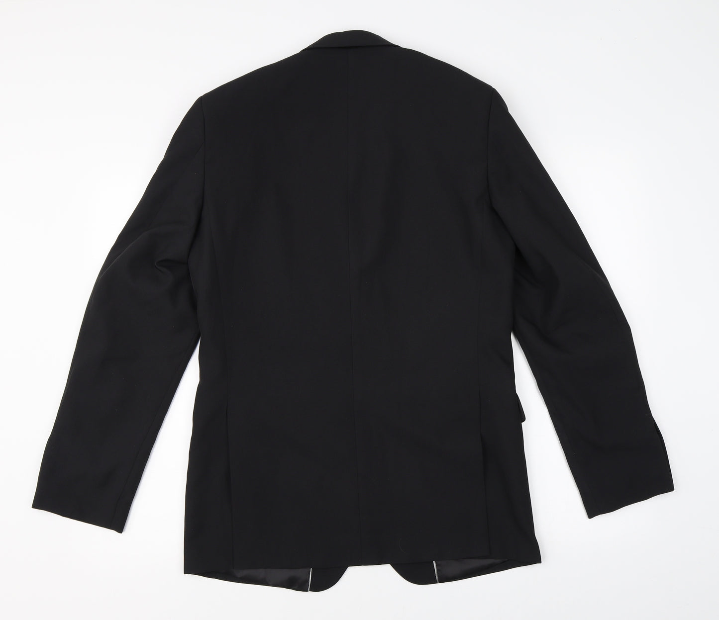 Cedar Wood State Mens Black   Jacket Suit Jacket Size 36
