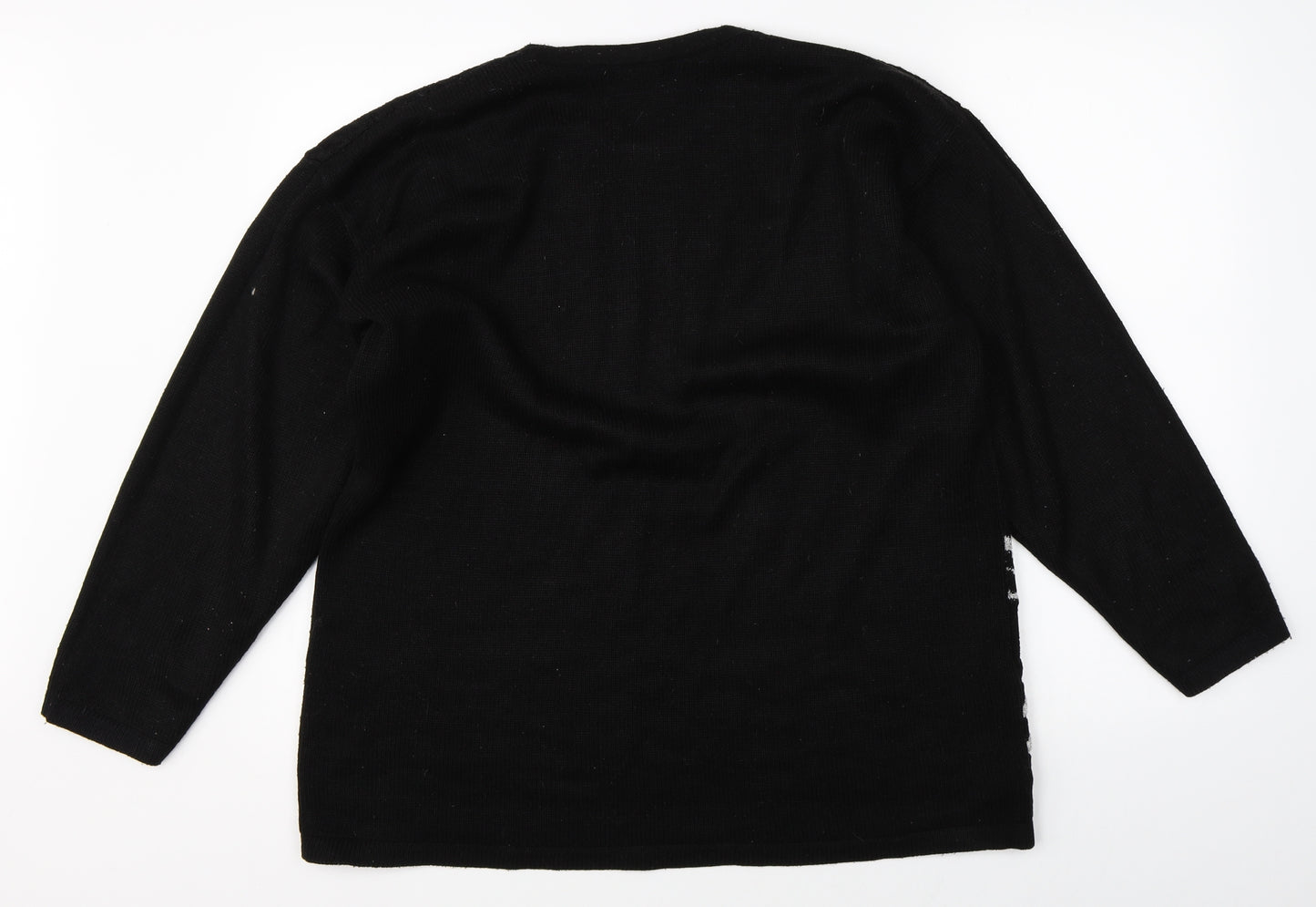 Paramour Womens Black   Pullover Jumper One Size