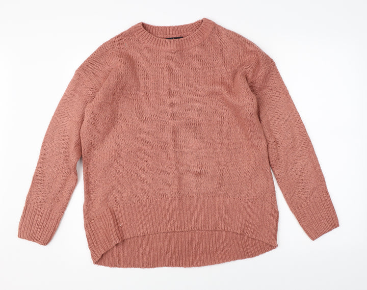 New Look Mens Red  Knit Pullover Jumper Size M