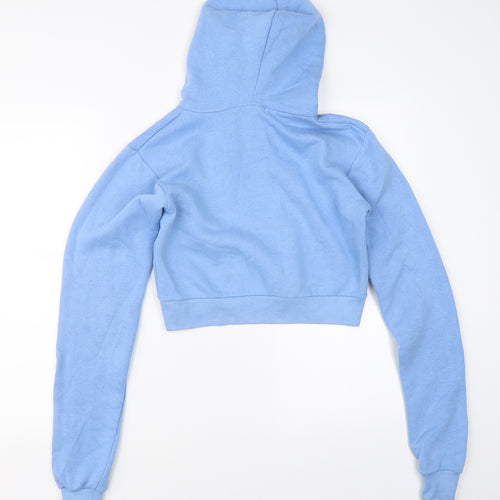 Saw It First Womens Blue   Pullover Hoodie Size 6  - croppe