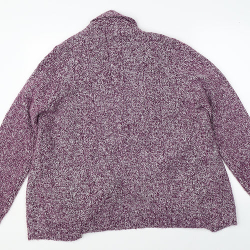 Maine Womens Purple   Cardigan Jumper Size 16