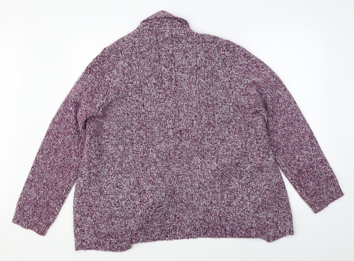 Maine Womens Purple   Cardigan Jumper Size 16