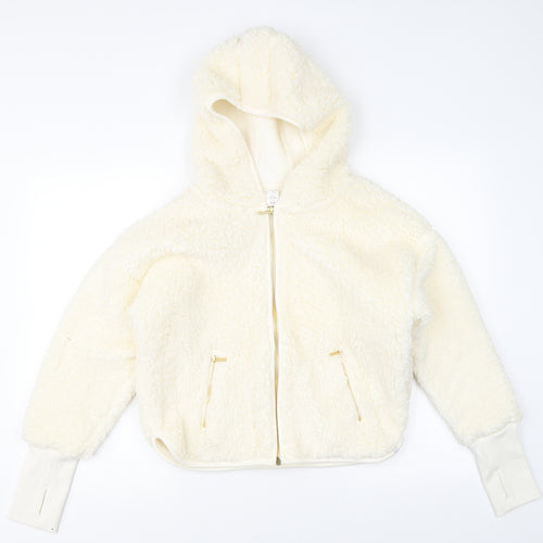 Marika Womens Beige   Full Zip Jumper Size S
